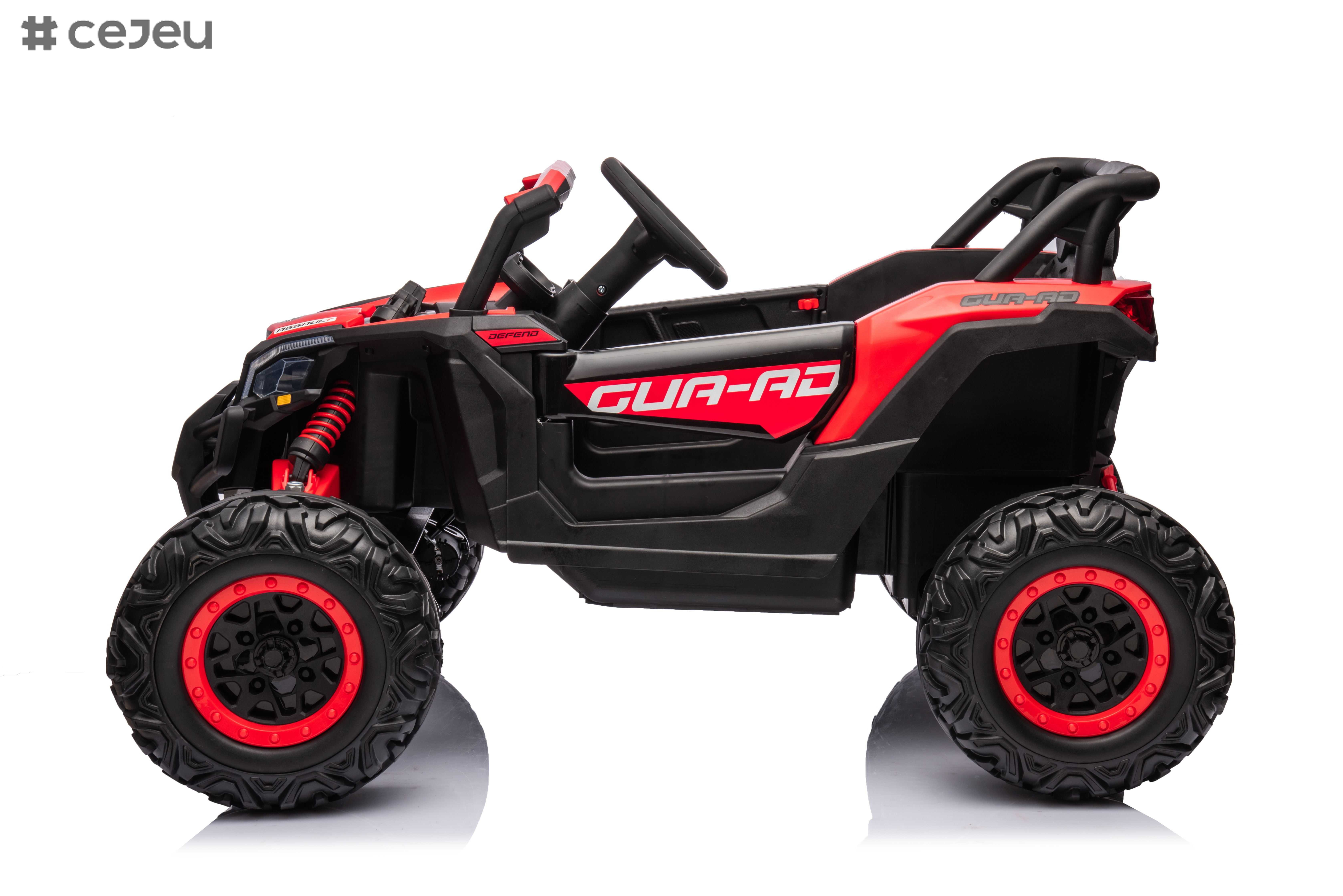 12V Battery Powered Ride on UTV w/ Remote Control, Adjustable Speed & Storage Trunk, Electric Toy Car for Kids