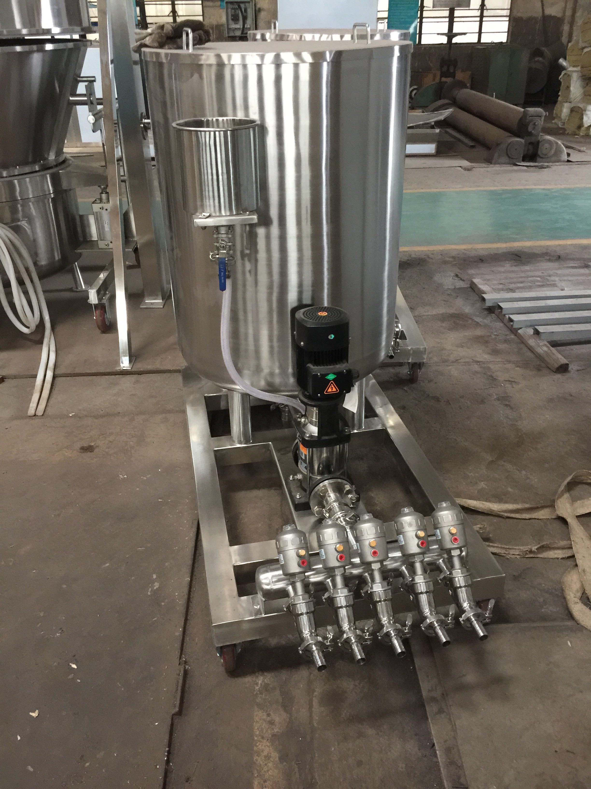 Semi Automatic Mobile Cip Station In Pharmaceutical Industries SUS304 Raw Material
