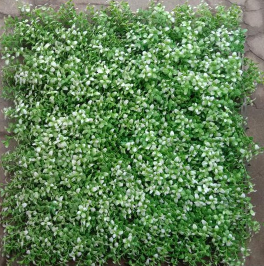 UV Resistance Low Maintenance Artificial Wall Grass For Beautiful Comfortable Living Spaces With Square Shape