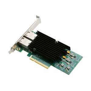 10G/5G/1G 2 Port RJ45 lan Card multiple network speeds sever lan Card Quality of Service (QOS) support Runs up to 10Gbps
