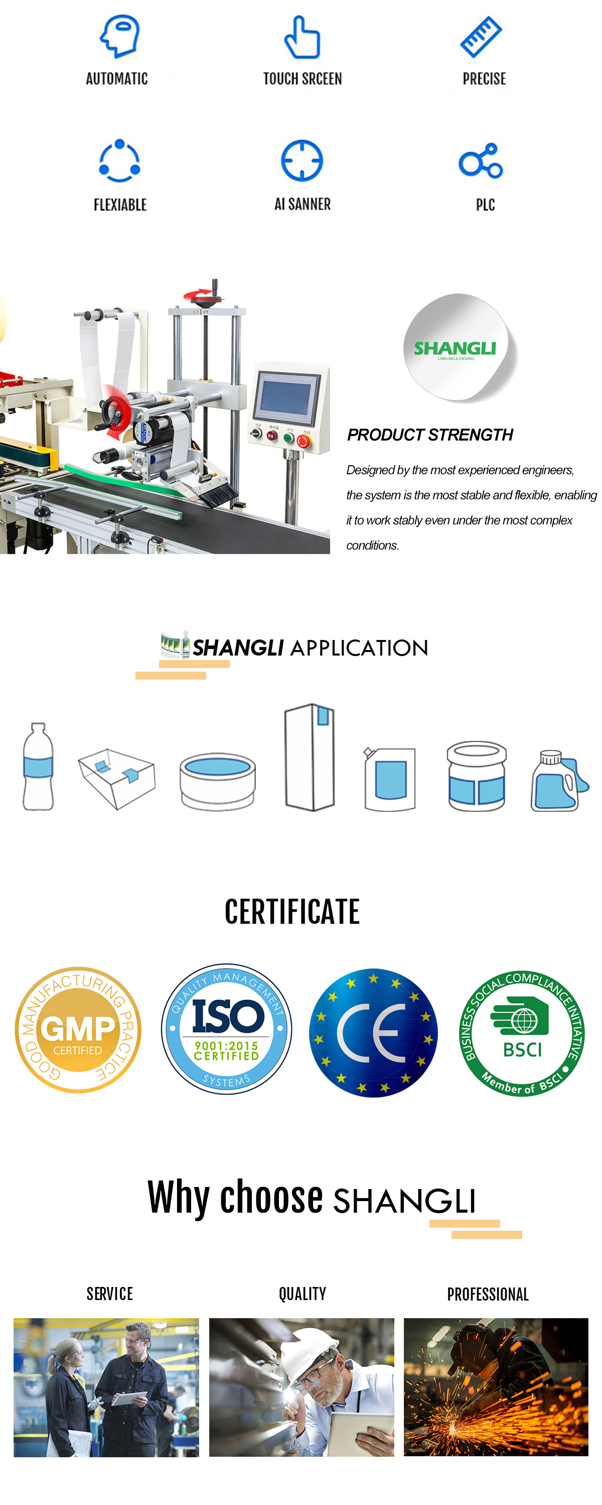 Real Time Printer and Motor Core Components Applied Bubble Bag Packing Labeling System