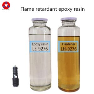 Flame Retardant Epoxy Resin Compound with Heat Shock Resistance and Splitting
