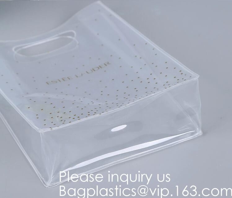 Stadium Approved Environmentally New Clear Tote PVC Shoulder Transparent Shopping Bag,Recycled Clear Pvc Shopping Tote B
