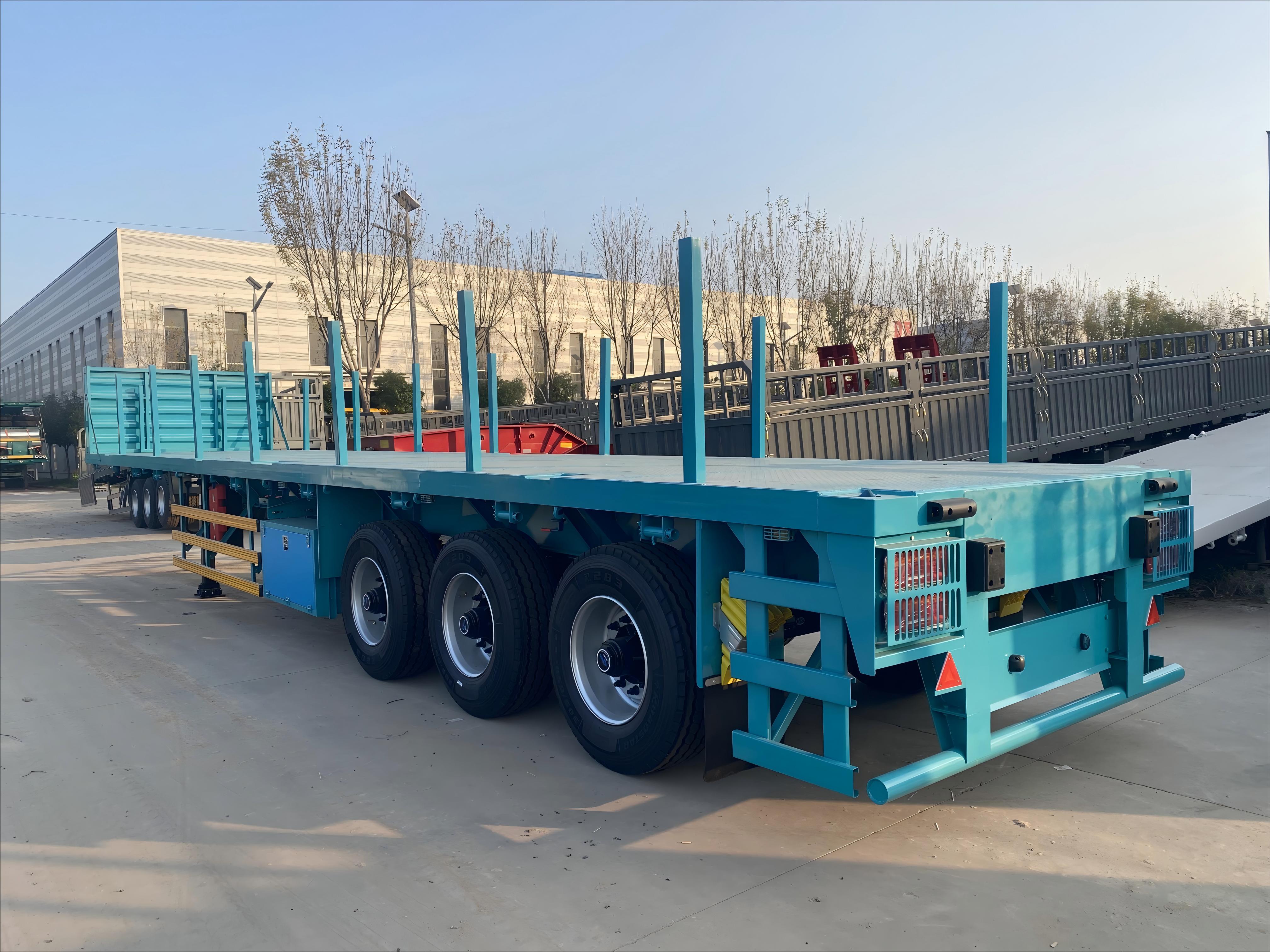 CIMC China manufacturer of 3-axle direct sales high-quality discount flatbed semi-trailer