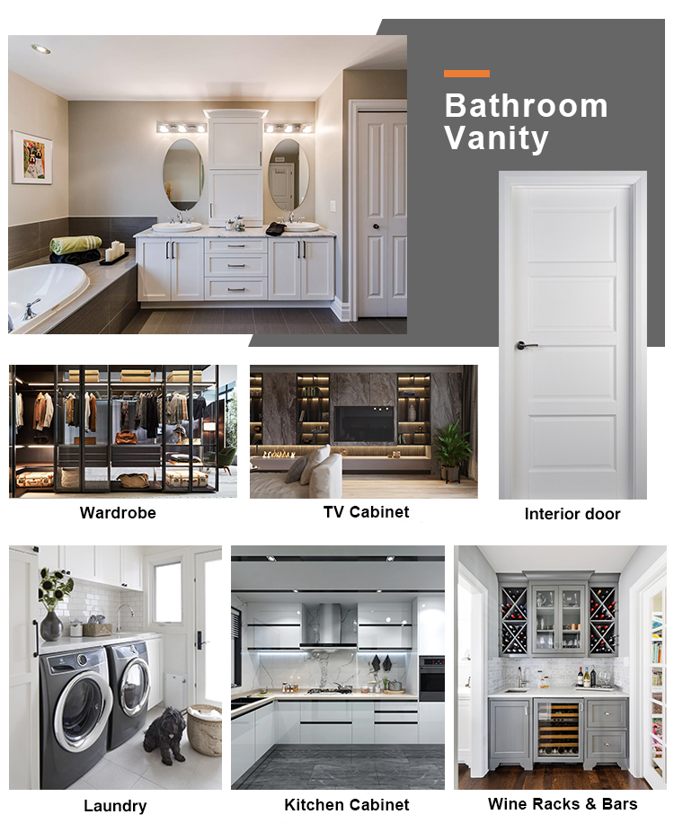 Modern Style Floating Bathroom Vanity with Simple White Finish and Waterproof Plywood
