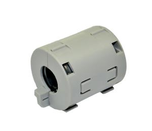 China Clip On Ferrite Ring Core Noise Suppressor For EMI RFI Clip Cable Active Components Filters on sale