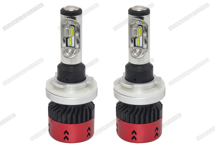 9600 Lm 6000K V6 Automotive Led Headlight Small Size Waterproof H15 Light Bulb