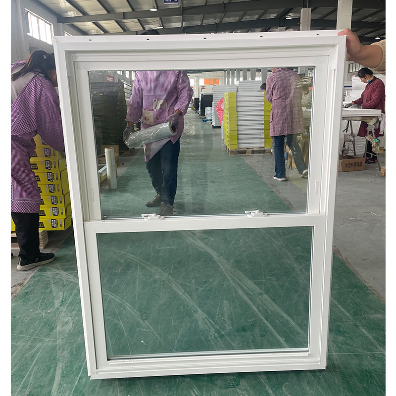 Nail Fin And Flange Customized Project UPVC Double Top Hung Window Opener