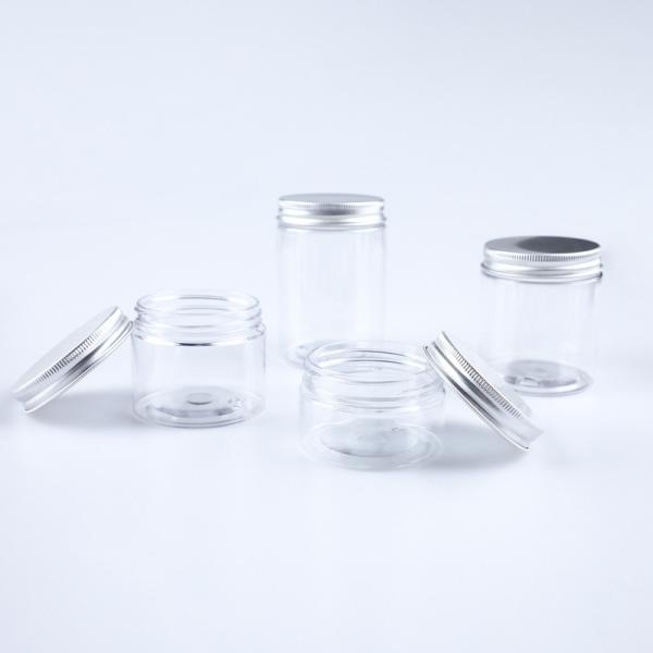 Quality Hot Style Plastic Jar with Transparent Lid Plastic Storage Jar with Lid Round Jar with Lid Plastic with New Design for sale
