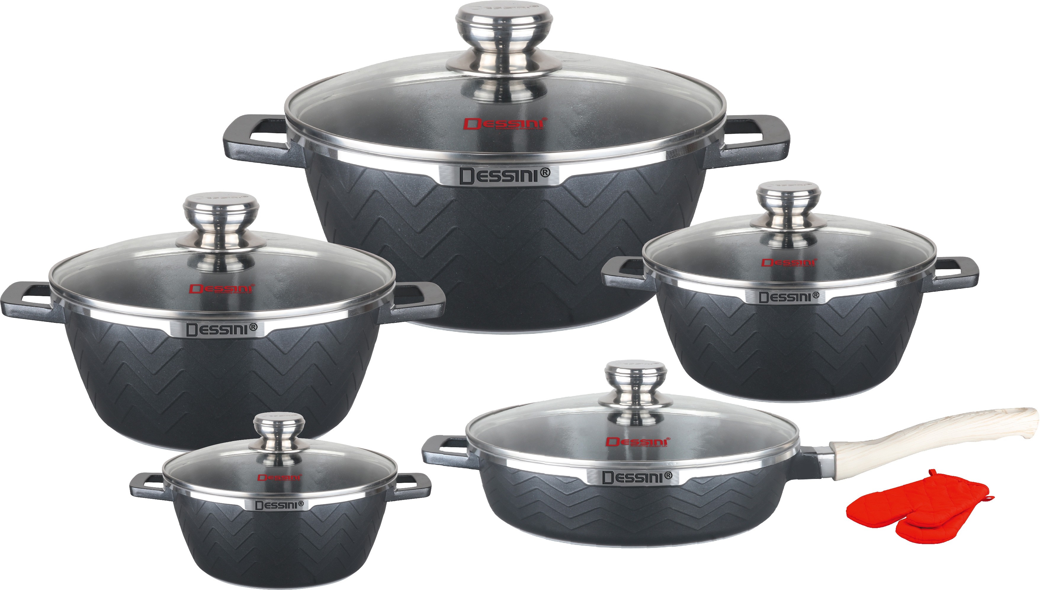 Factory Direct pot set cookware set cooking kitchen aluminum die casting cookware sets