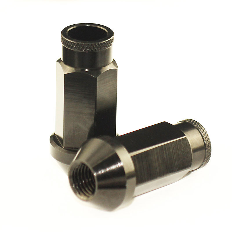 32MM M14x1.5 Silver Aluminum Lug Nut For PORSCHE