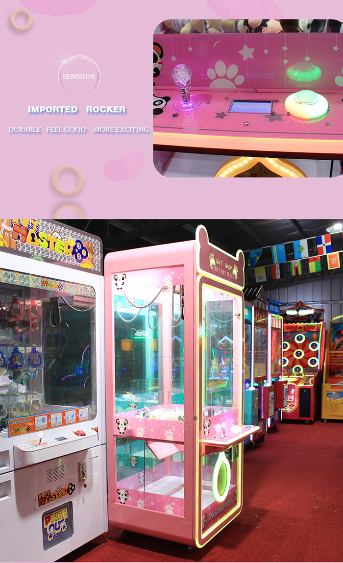 250W Full Size Claw Crane Game Machine For Amusement Park