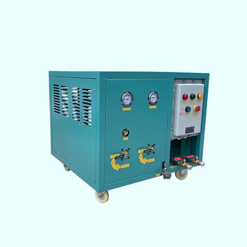 R32 R290 Refrigerant Recovery Recycling Machine Ac Gas Recovery Machine 3HP Explosion Proof Recovery Station