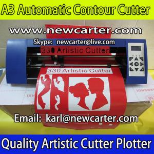 China A3 Contour Cutting Plotter Silhouette Cameo Graphtec Protrait ARM Vinyl Cutter 330 Contour on sale