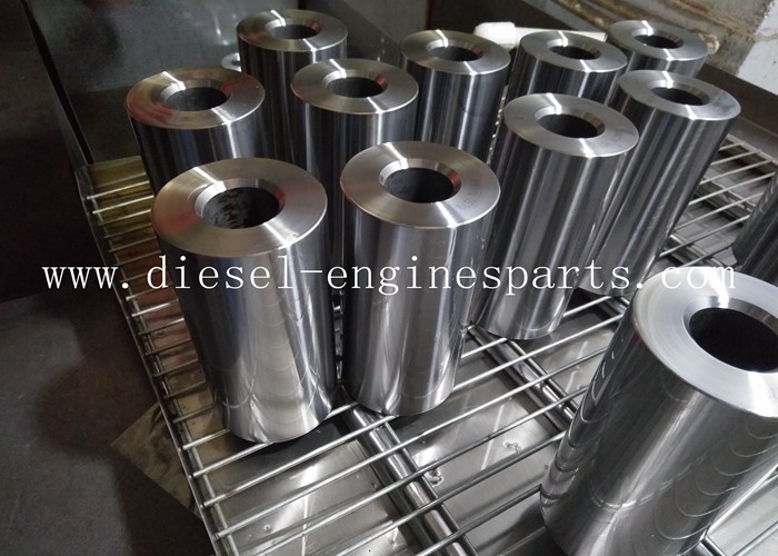 Wear Proof Engine Piston Pin Drilling Process Bright Silver Color