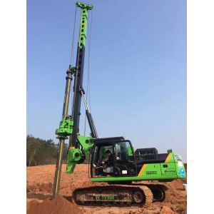  KR80A High Efficiency Rotary Piling Rig , 2.8 Km/H Travel Speed Pile Driving Machinery Max. Drilling Depth 28 m, Manufactures