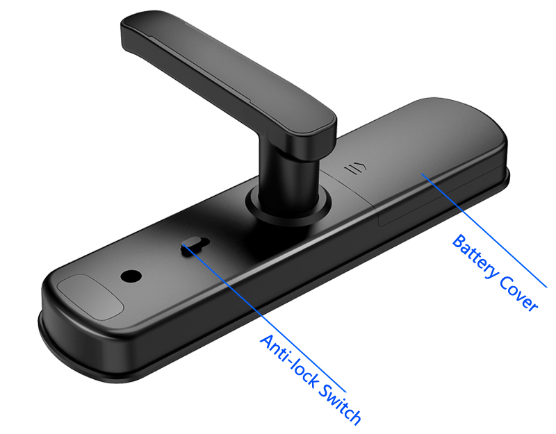 35mm-50mm Anti Theft Intelligent Electronic Lock Tuya Fingerprint Lock