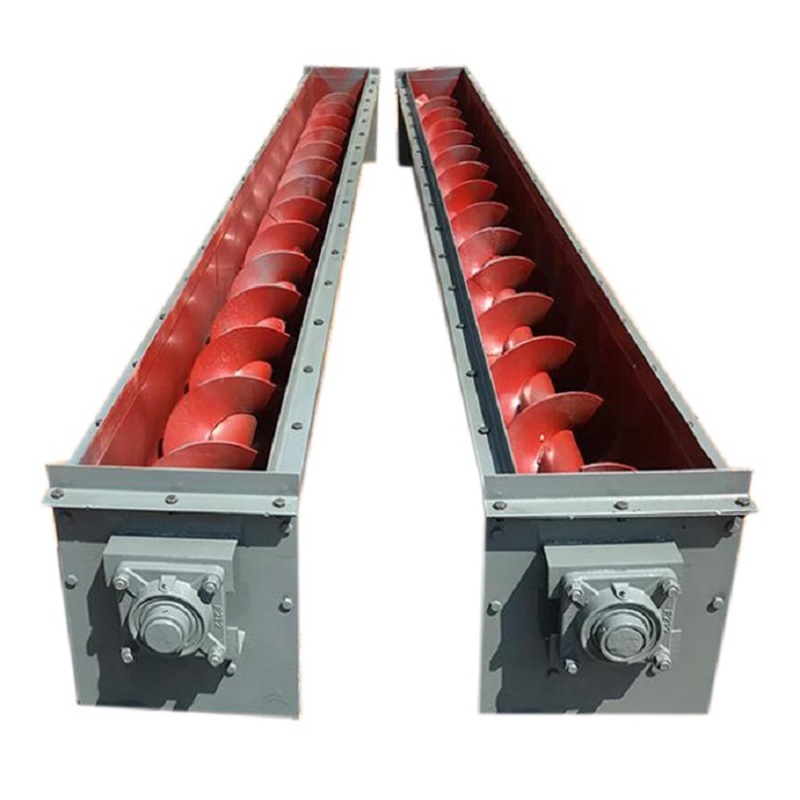 OEM Custom Machinery Stainless Steel U Shaped Sawdust Screw Auger Conveyor