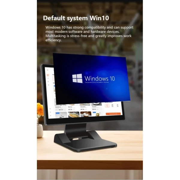 15.6" Touch Screen POS Terminal All in One Machine Windows System