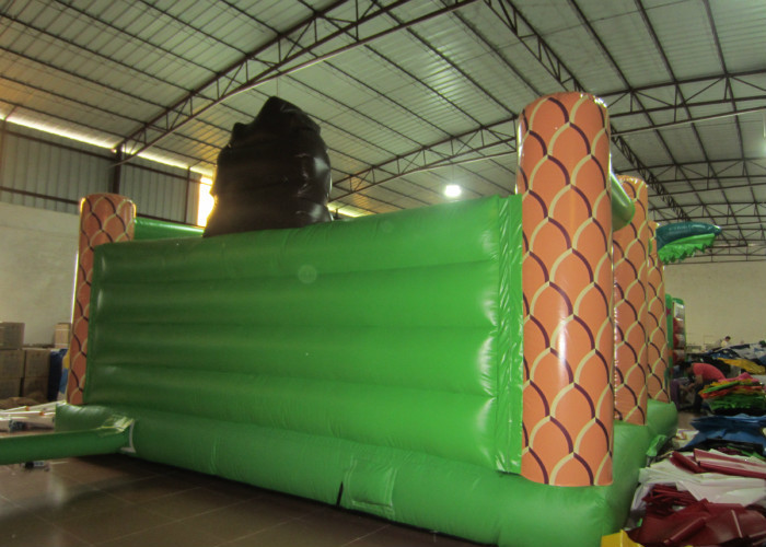 Square shape inflatable forest jump PVC inflatable bouncy beautiful printing inflatable bouncer house for sale