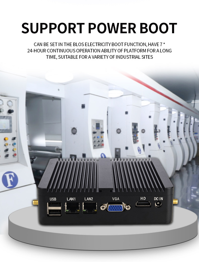N2830 Industrial Control Computer Mini Host Dual Quad Core Microcomputer