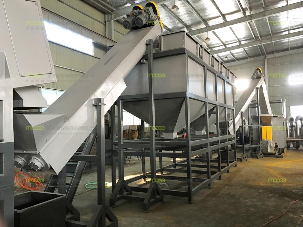 HDPE Mulching Plastic Film Recycling Machine Semi Automatic Film Granulator