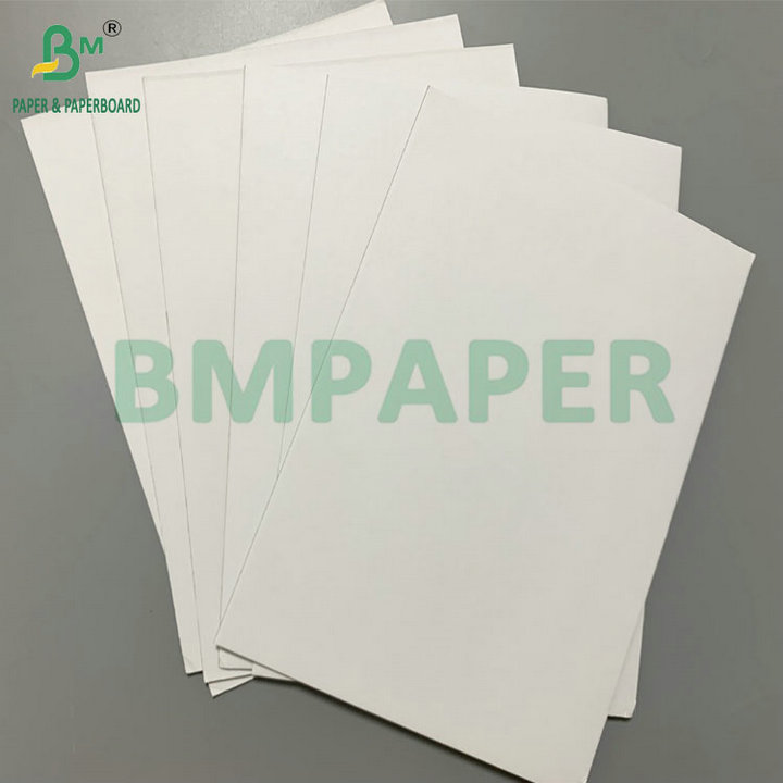 1mm 2mm White Top White Back Laminated Board Woodfree Surface Cardboard 