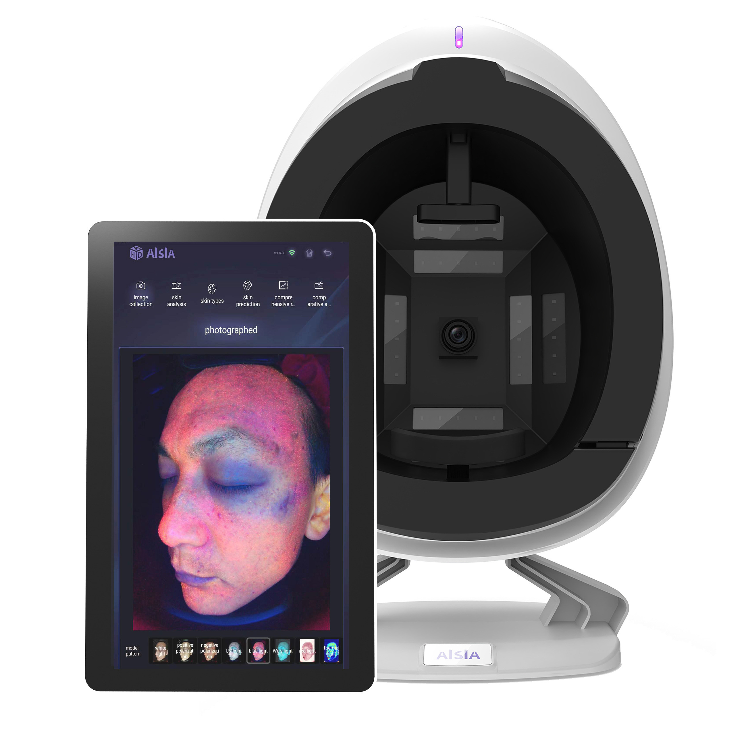 USB 2.0 Port Portable Skin Analysis Machine , Facial Scanner Skin Analyzer Machine