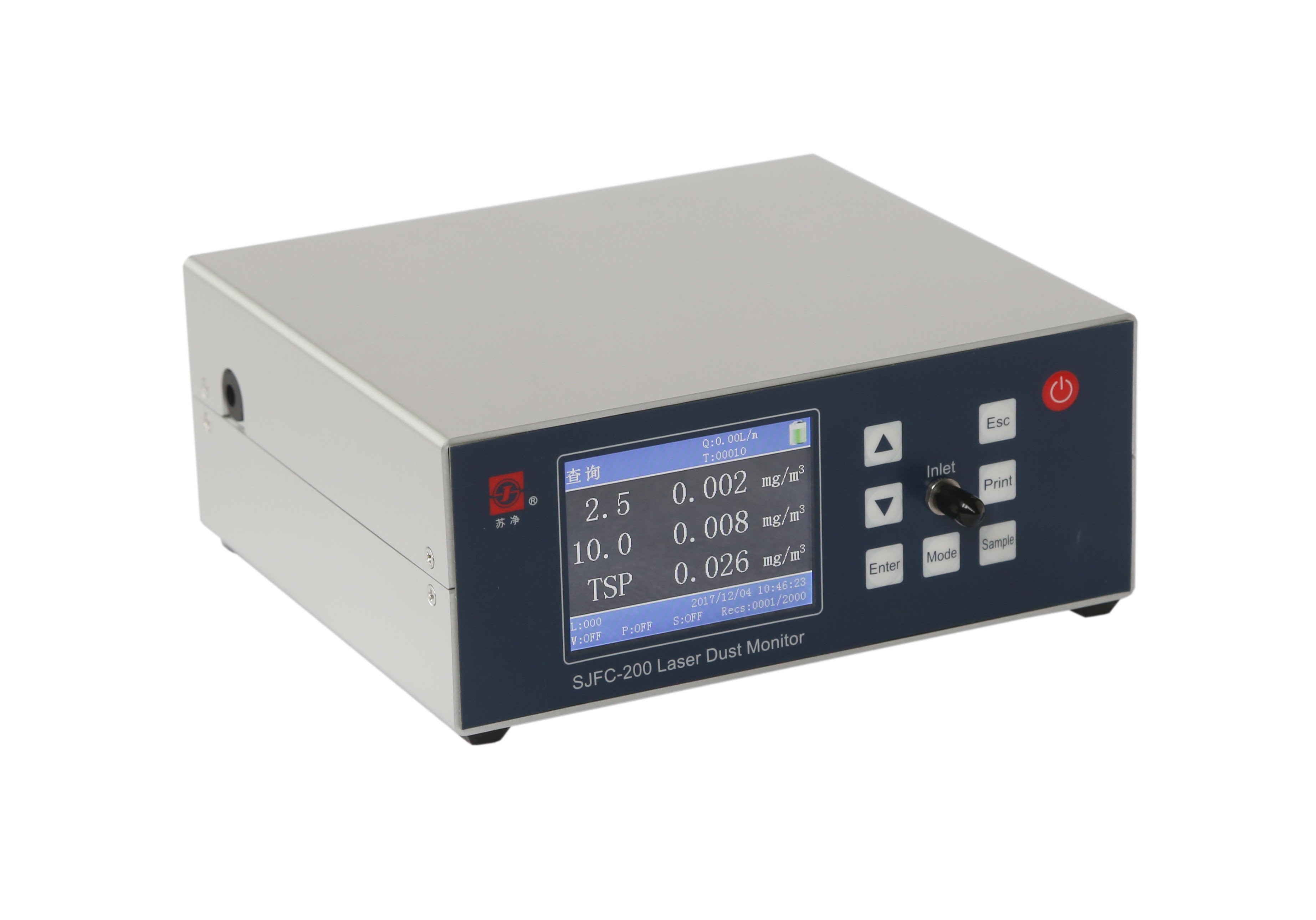 3.5 Inch Color Screen Air Quality Monitor PM2.5 PM10 TSP