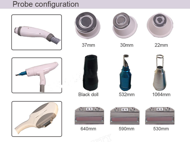 Opt Nd Yag Laser Rf Multifunctional Beauty Machine Tattoo Removal