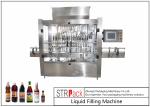 16 Nozzles Automatic Linear Liquid Filling Machine , Plastic Bottle filling
