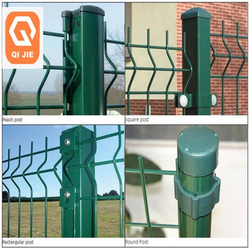 Welded Metal Curved Panel 3D Garden Fence Home Outdoor Decorative