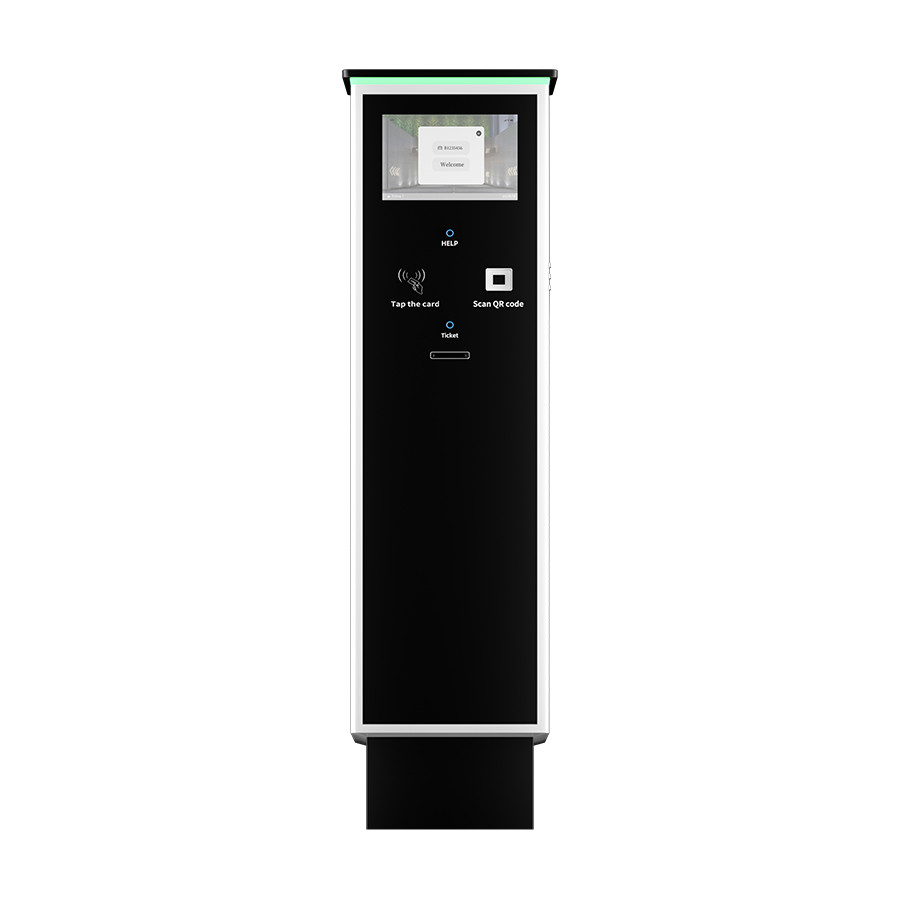 QR Code Parking Ticket Kiosk Touchscreen Parking Ticket Dispenser