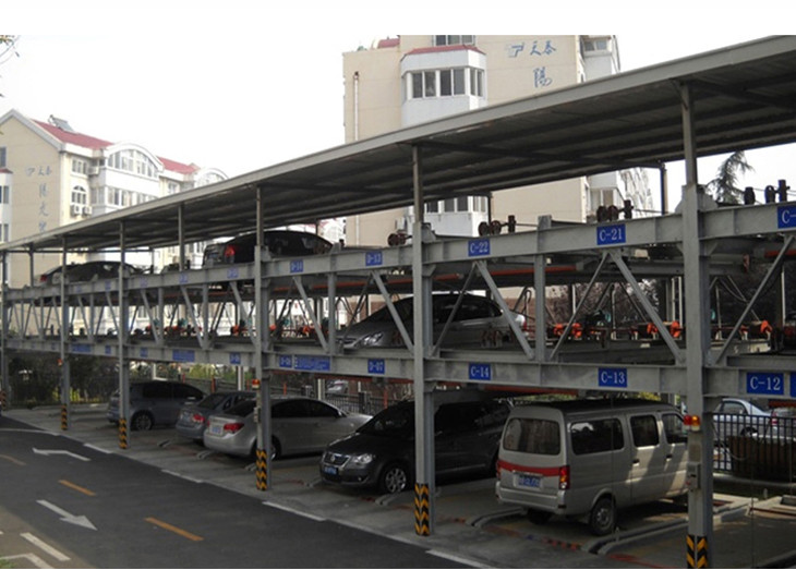  2-6 Levels Automated Puzzle Parking Lot System Car Lift Parking Vertical Parking Equipment Manufactures