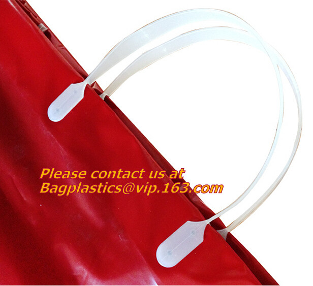 Custom logo HDPE / LDPE patch handle die cut plastic shopping bag for carrying bread,Die Cut Handle Shopping Bag bagease