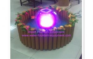 Indoor / Outdoor Crystal Mushroom Water Fountain Set With Lights , 68cm -100cm Manufactures