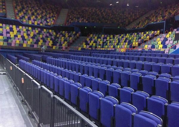 Upholstered Telescopic Seating Systems For Art Venues / Arenas / Conferences