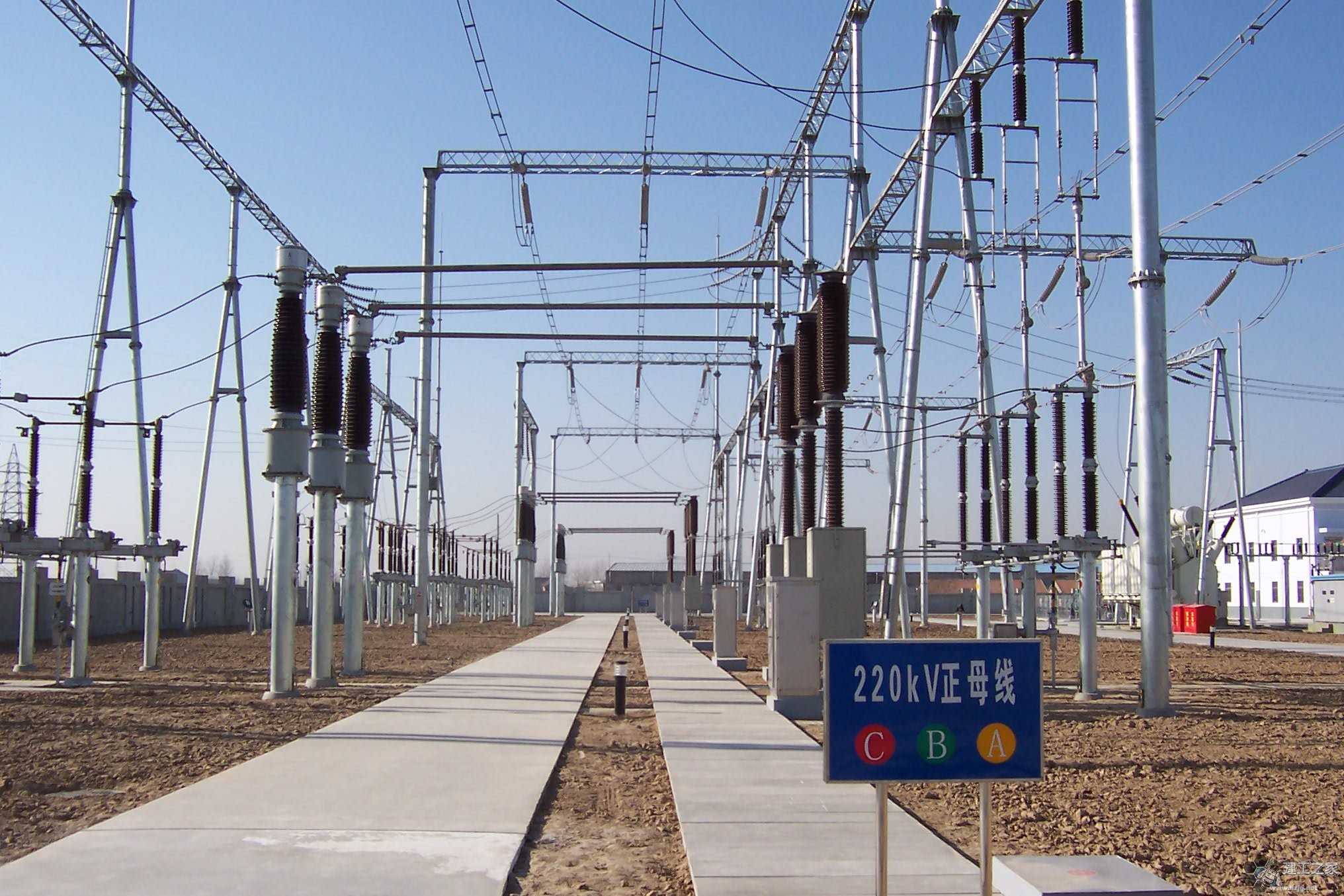 10KV Hot Dip Galvanized Electrical Power Substation Steel Structures