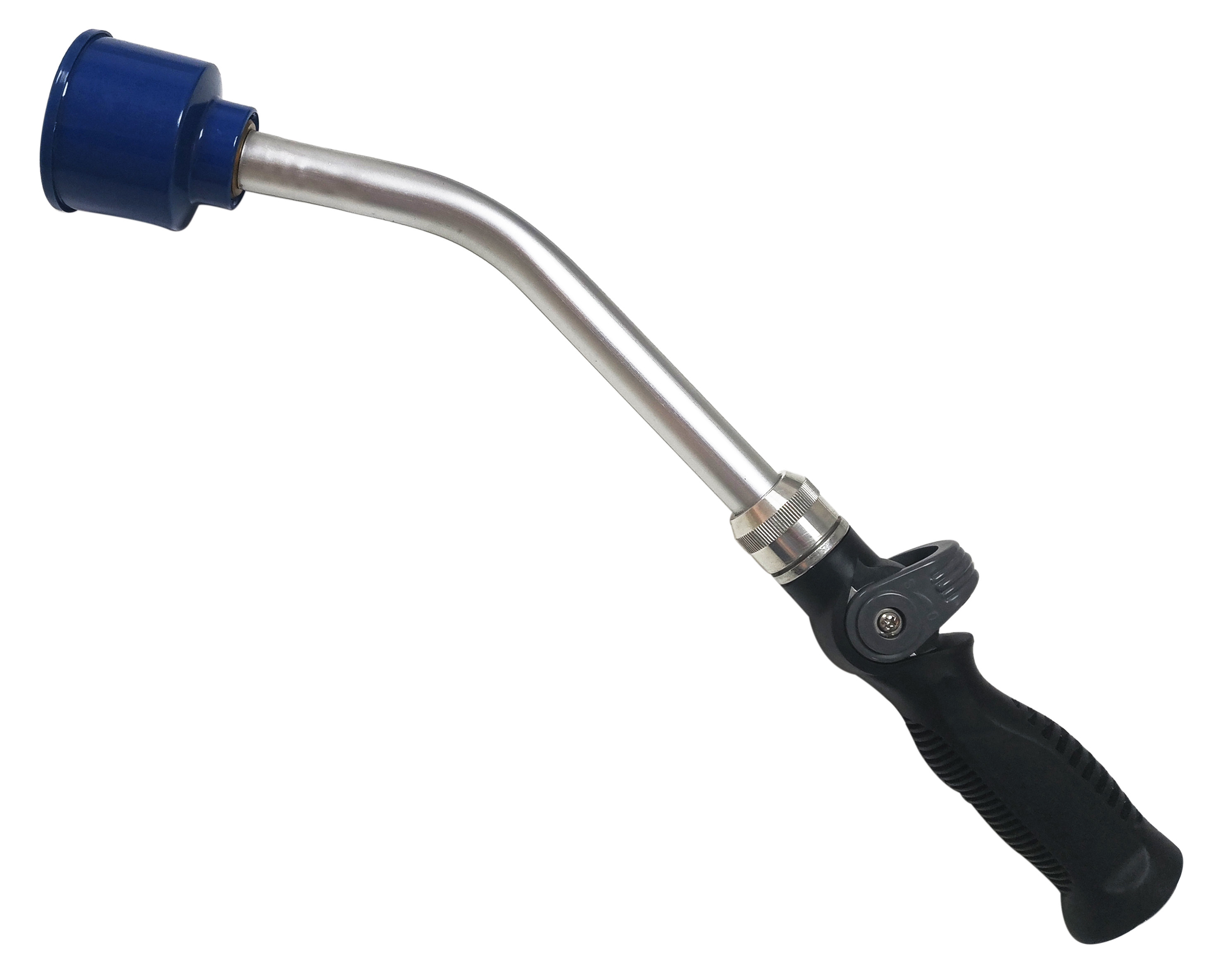 Thumb Control Metal Watering Wand Heavy Duty Sprayer W/ 2 Quot Face Aluminum Soft-rain Sprayrhead Amp 20 CM Aluminum Extension Tube