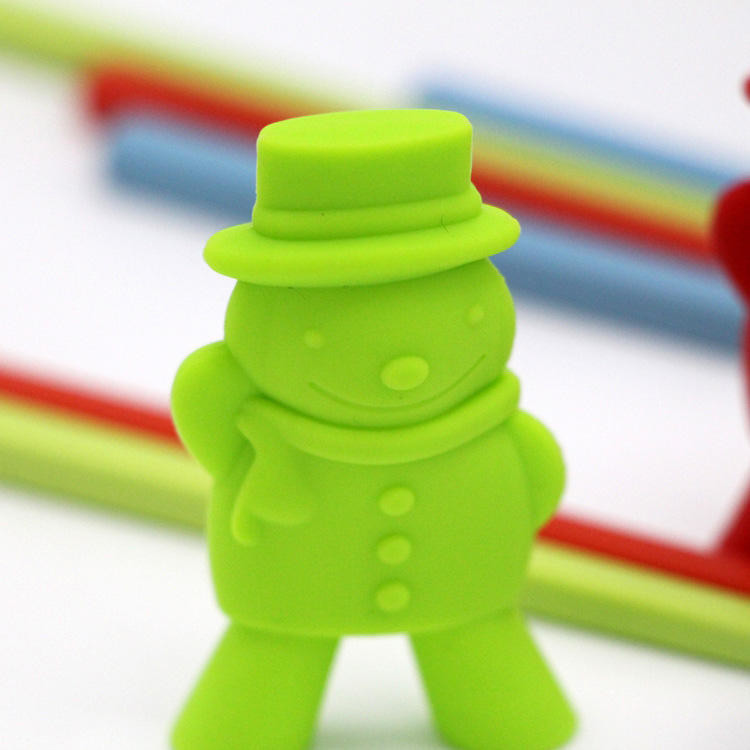 Kids Reusable Silicone Cartoon Learning Training Chopsticks With Holders