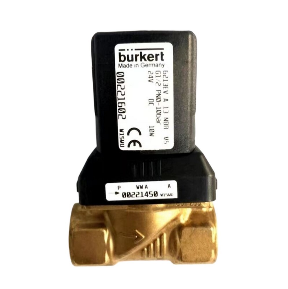 BURKERT 00308505 G3/4 2/2 Normally Closed 20 Flow Hole FKM Sealed Brass Valve Body AC220V 8W 1-40bar 5404 Type