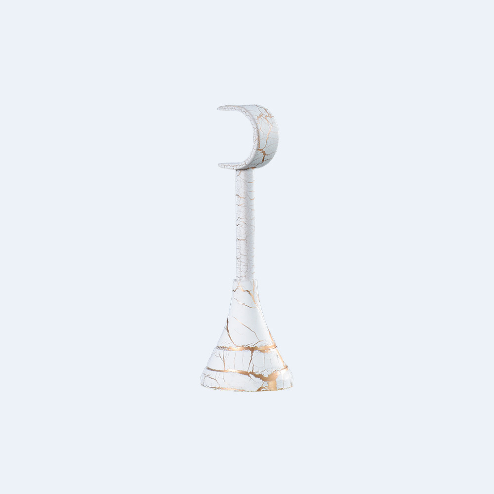 19mm Phoenix Tail Curtain Rod Finials Customized Curtain Pole Set Single Tension Bracket