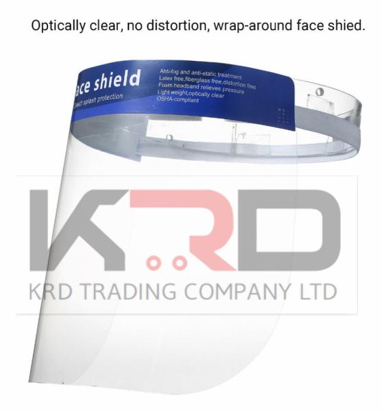transparent safety full clear disposable protection plastic protective visors
