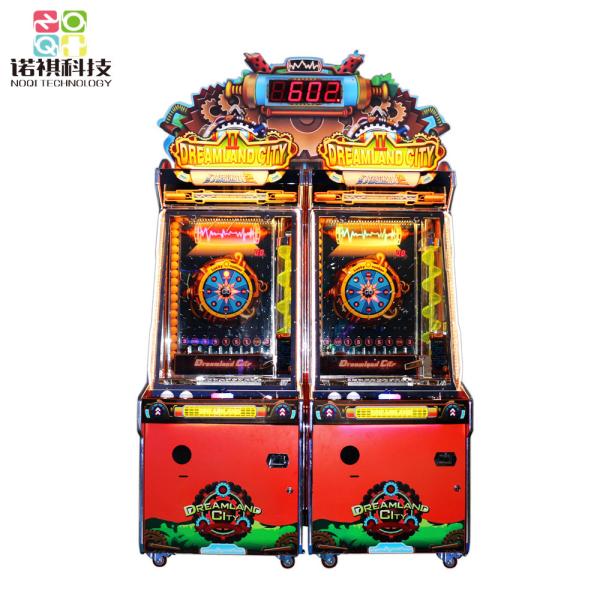 Quality Dreamland City Coin Pusher Arcade Machine Coin Operated With Ticket Coin for sale