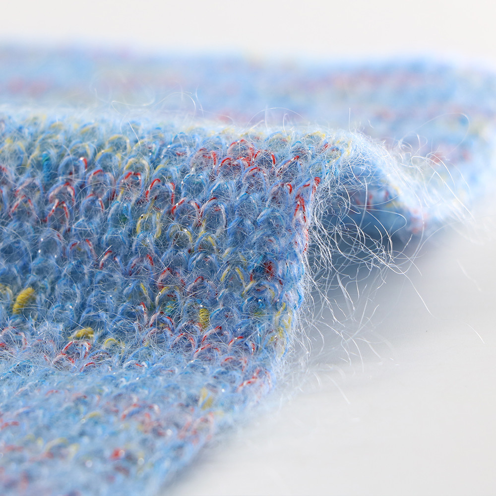 Shawls Knitting Mohair Wool Yarn 1/8NM Moistureproof Practical