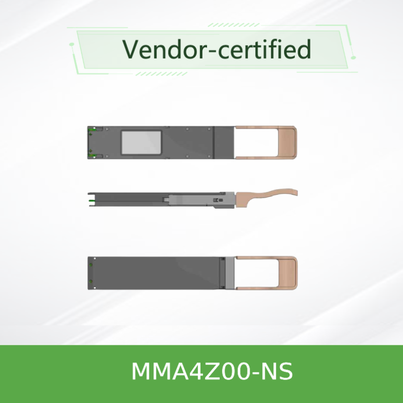  Mellanox OSFP Optical Transceiver 800Gb/s 2xSR4 with 850nm Wavelength and MPO-12/APC Connectors MMA4Z00-NS Manufactures
