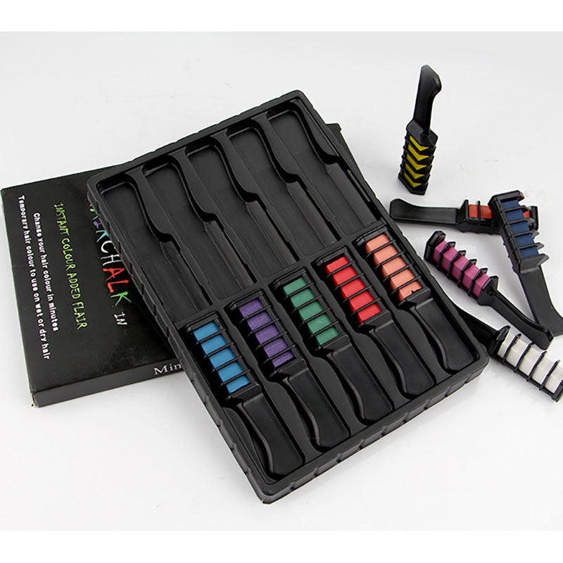 95 ml Volume Salon Hair Color Hair Chalk Comb Customize Temporary Washable Dye for Kids