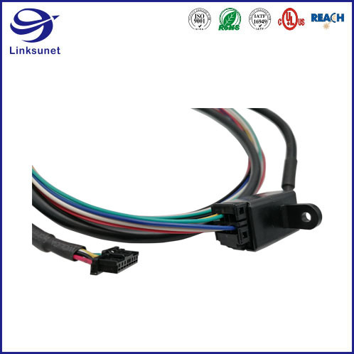 Electronic Wire Harness With Male Plug 2.5mm Multilock 040 Cable Connectors