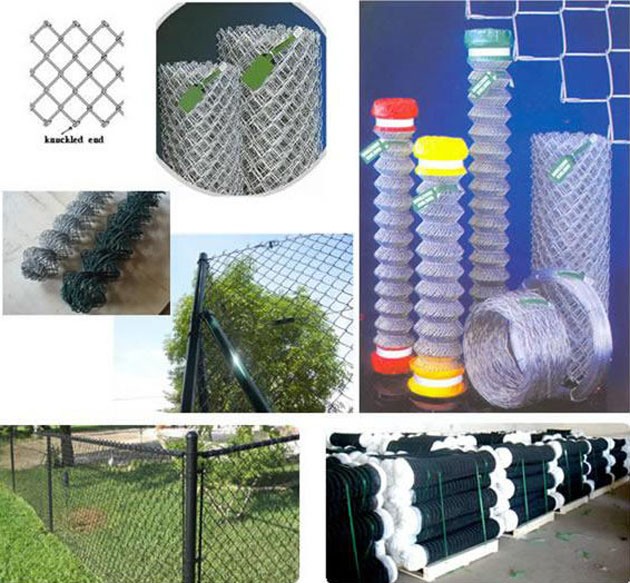 Basketball net mesh fabric soccer field sports galvanized chain link fence 36 inch