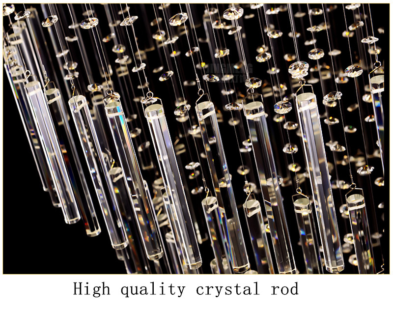 Stairs Chandeliers Modern Crystal Chandelier Lighting Interior lamp(WH-NC-30)